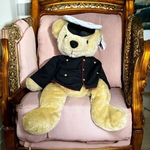 Bear Forces Of America Extra Large US Marine Corps Teddy Bear Preowned With Tags
